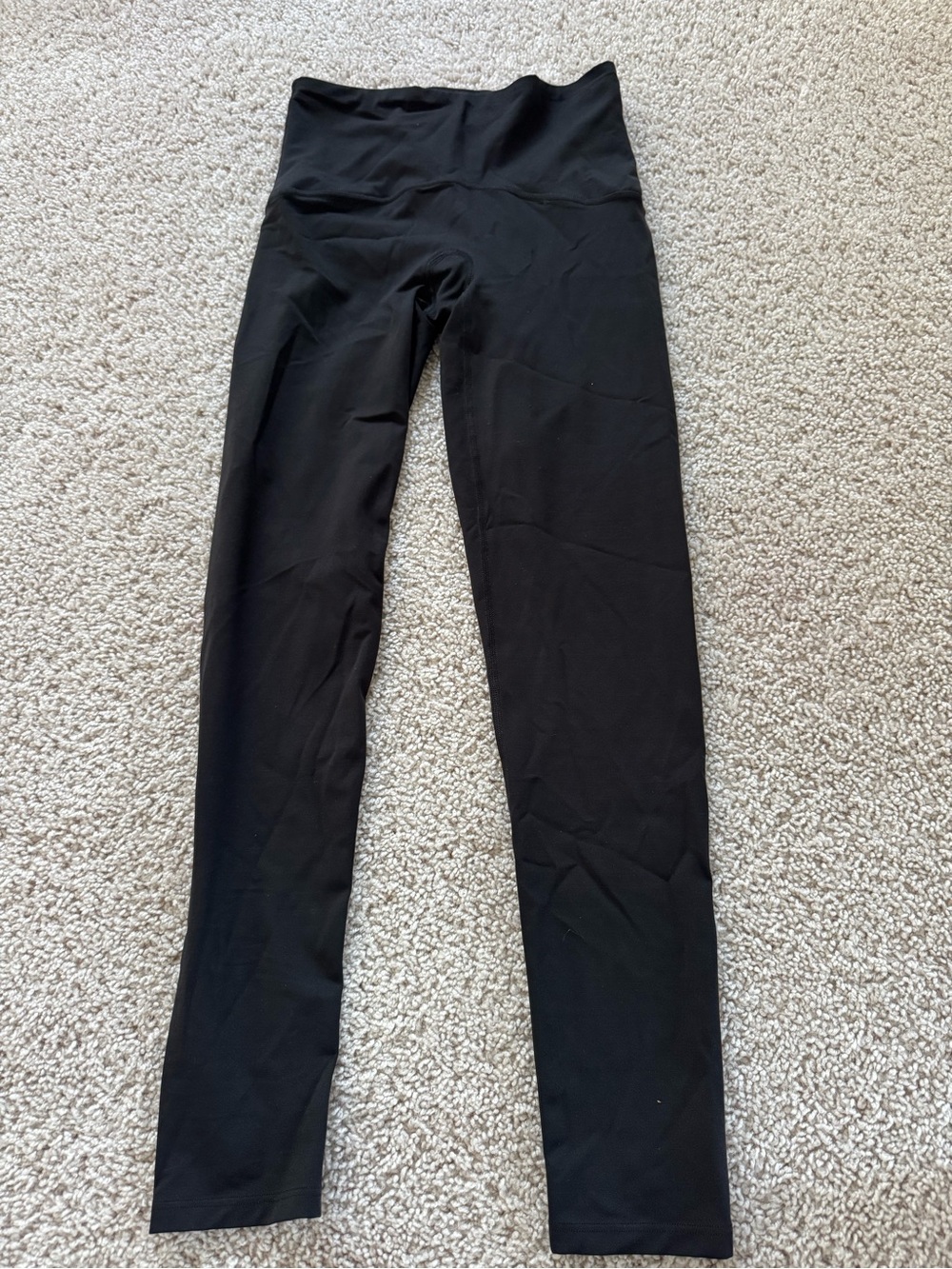SPANX Black High-Waist Leggings Small